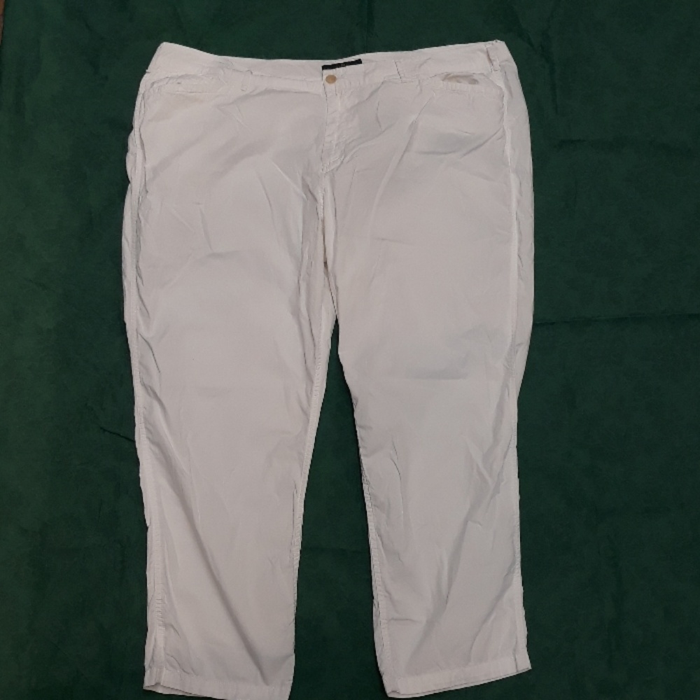 Ralph Lauren white crop pants